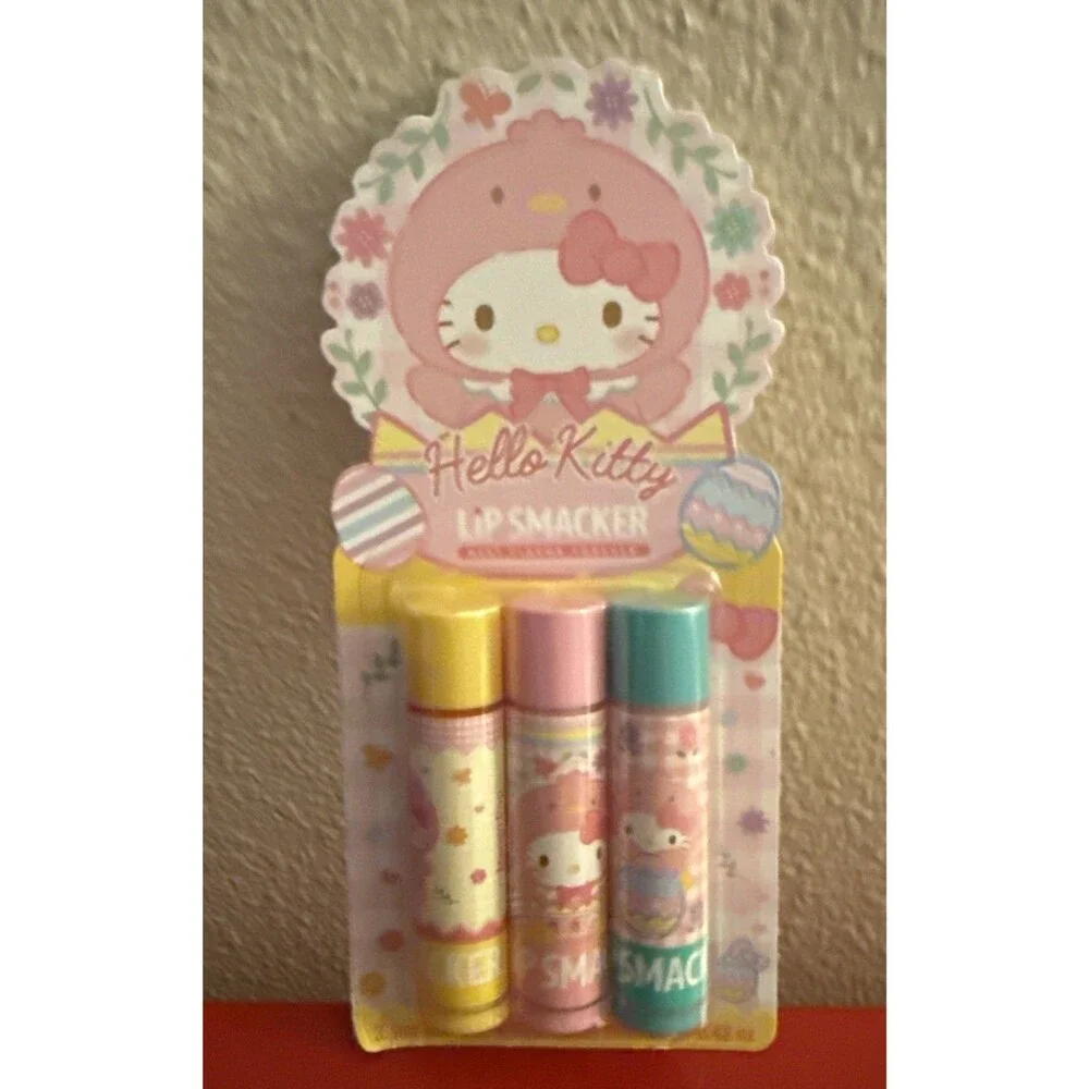 Lip Smacker Hello Kitty Lip Balm Trio Sanrio Collectible - NEW